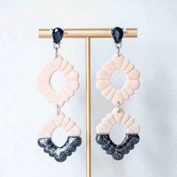 Polymer clay earrings - Picture 5 of 5